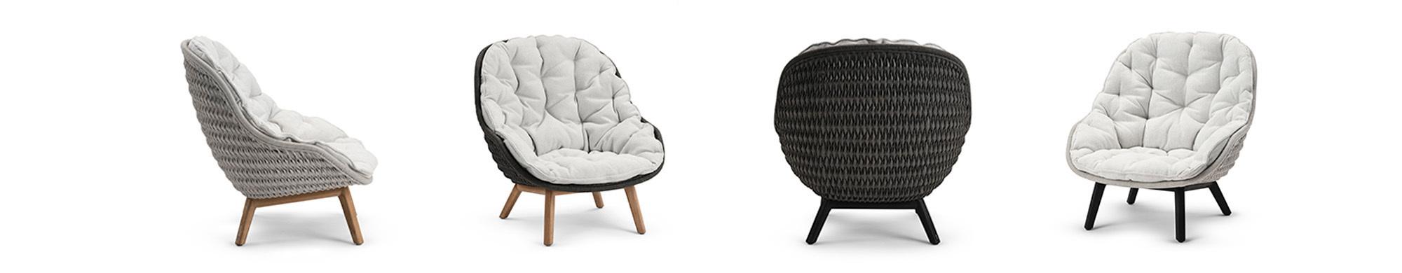 Sandua lounge stoel met hoge leuning