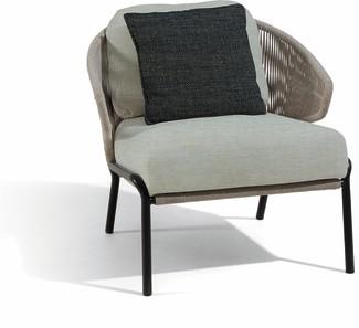 Radius 1 seater - Lounge chair - lava - silver