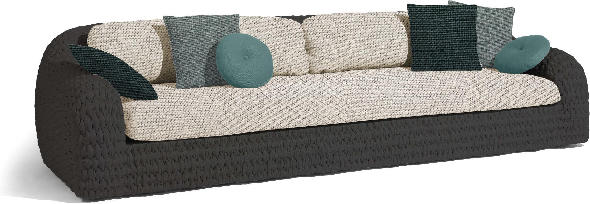 Kobo 3 seater - rope 45mm anthracite