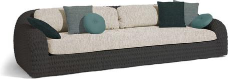 3 seater - rope 45mm anthracite