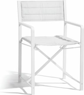 Cross chair  white - textiles white