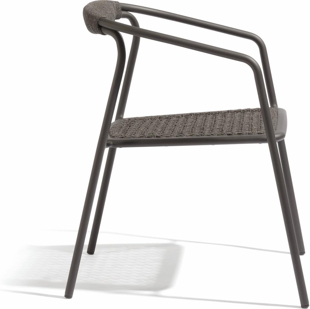 Duo chair - lava - rope 4,5mm anthracite