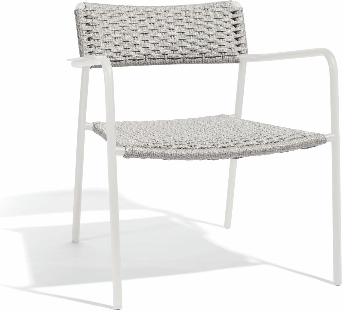 Echo 1 seater - white - rope 11mm silver