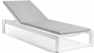 Fuse loungebed - wit F8 - textiles white