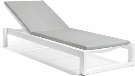loungebed - wit F8 - textiles white