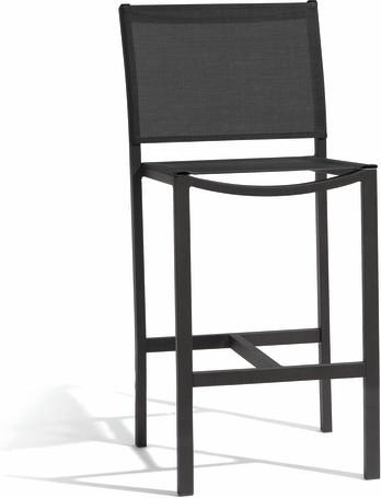 Chaise de bar - lave - textiles black