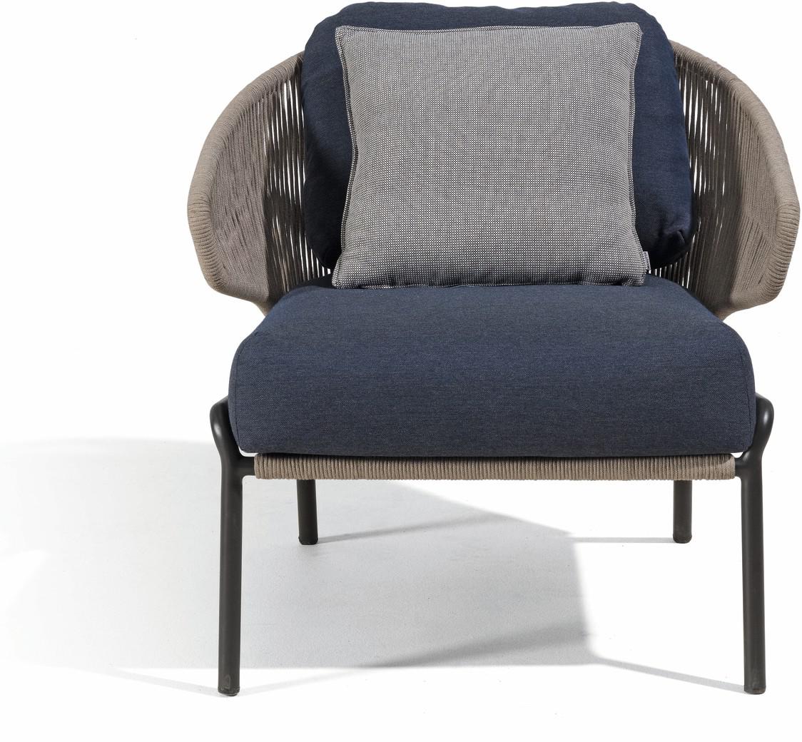 Radoc 1 seater - Lounge chair - lava - bronze