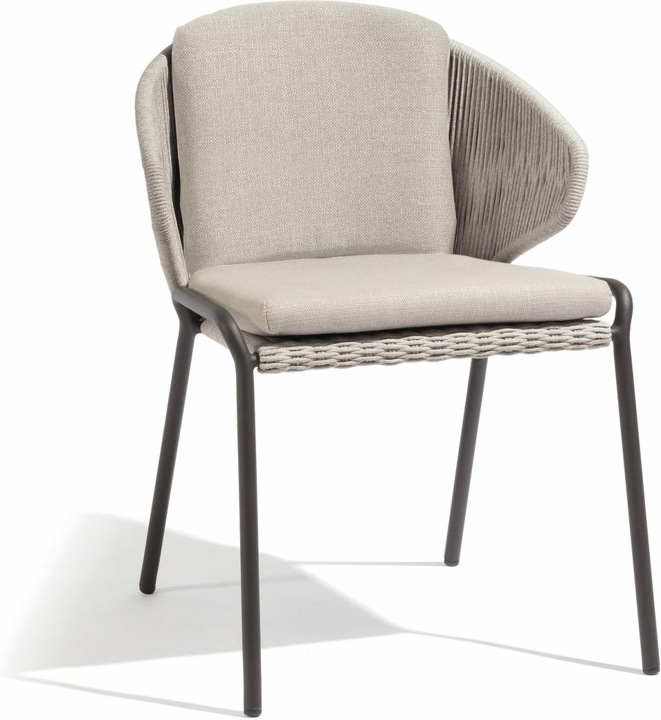Radoc Chair - lava - silver