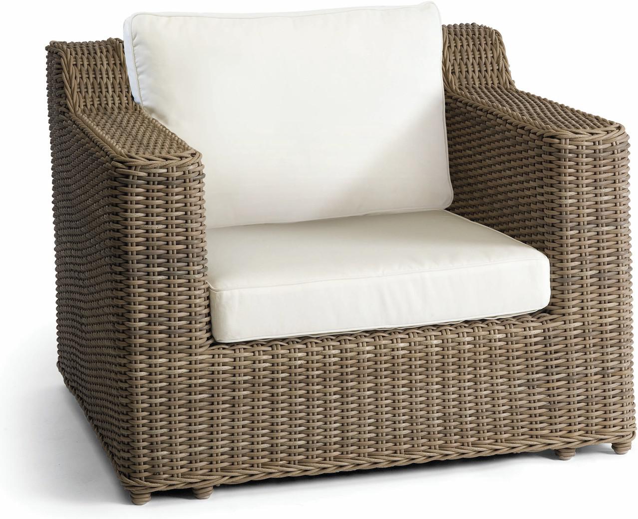 Outdoor Lounge Chair San Diego Wicker Manutti