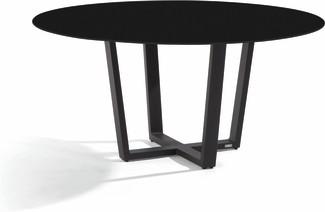 Fuse Dining table - lava - black 155