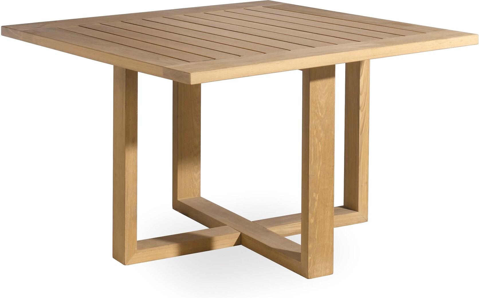 Outdoor Esstisch Siena Teak Teakholz Latten 8 Pers Manutti