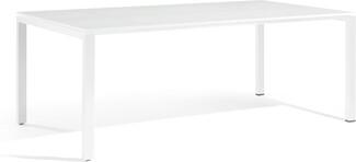 Trento Dining table - glass white 270