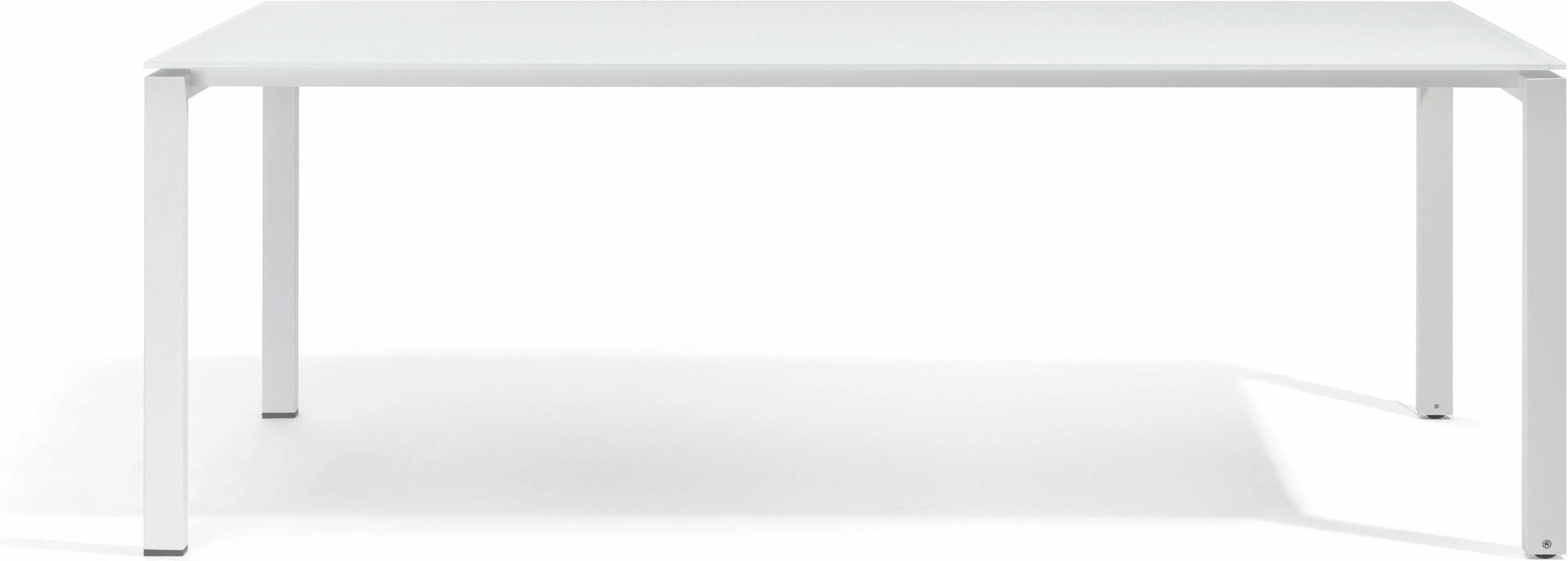 Trento Mesa de comedor - cerámica blanco 6 mm EW 270