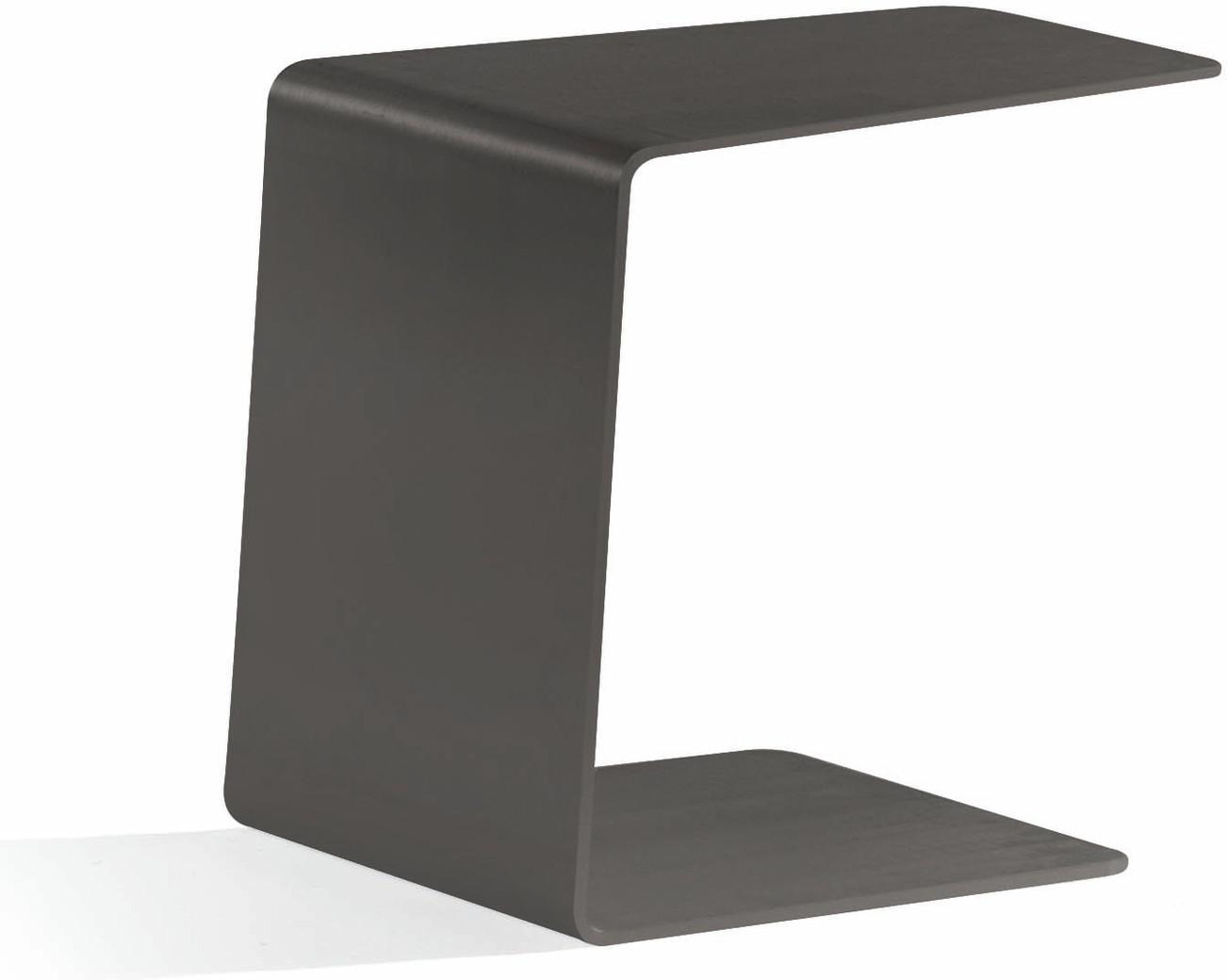 Outdoor side table - lava - closed 36