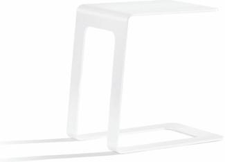 Tavolino laterale per esterni - bianco - aperto 32