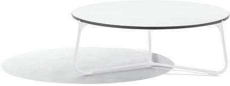 Table basse - blanc - trespa blanc - 80
