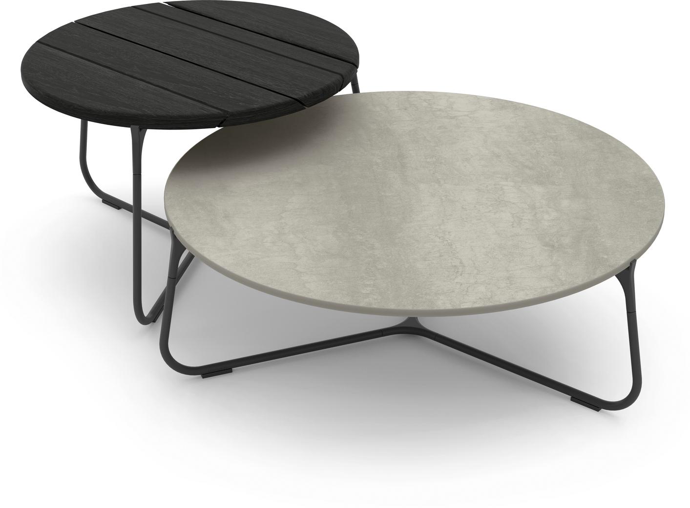 Tavolino da caffè Mood 60 - lava - ceramica concrete