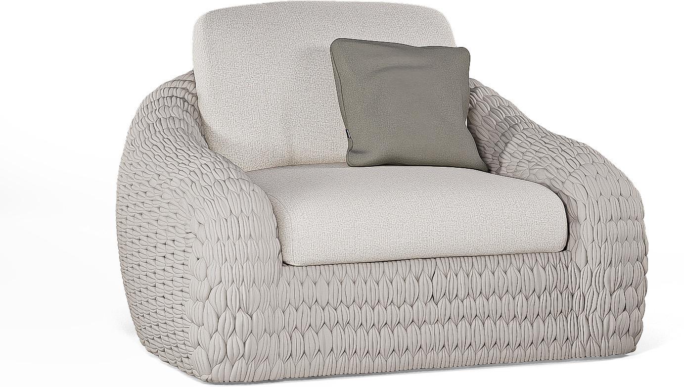 High back Kissen Lounge Chair