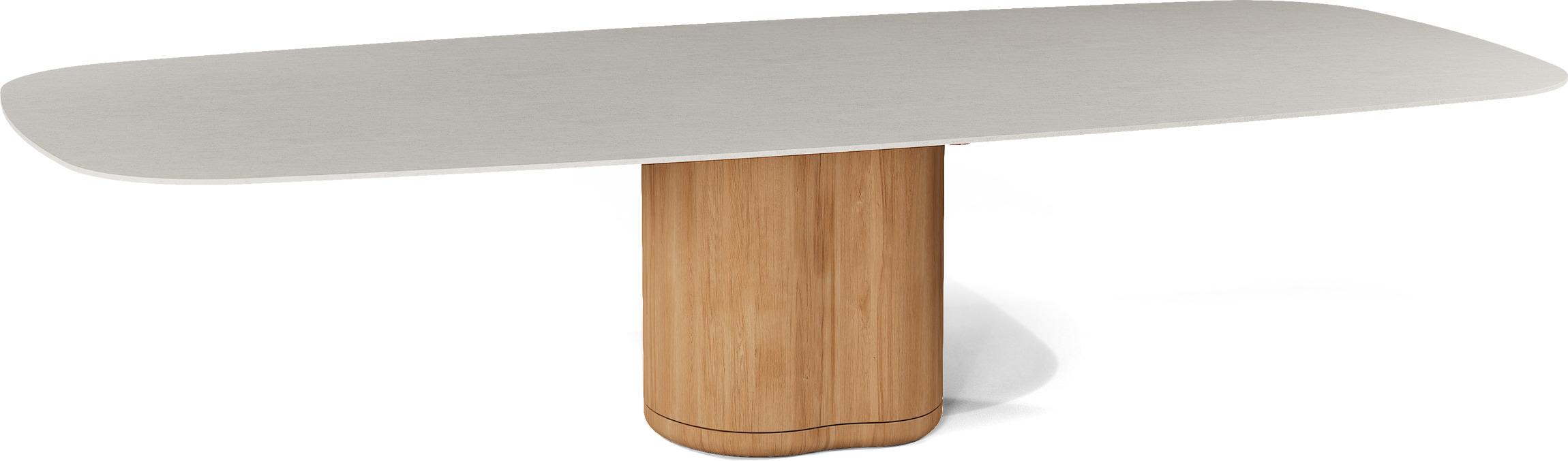 Mesa baja de comedor Ogado 280x132 66h