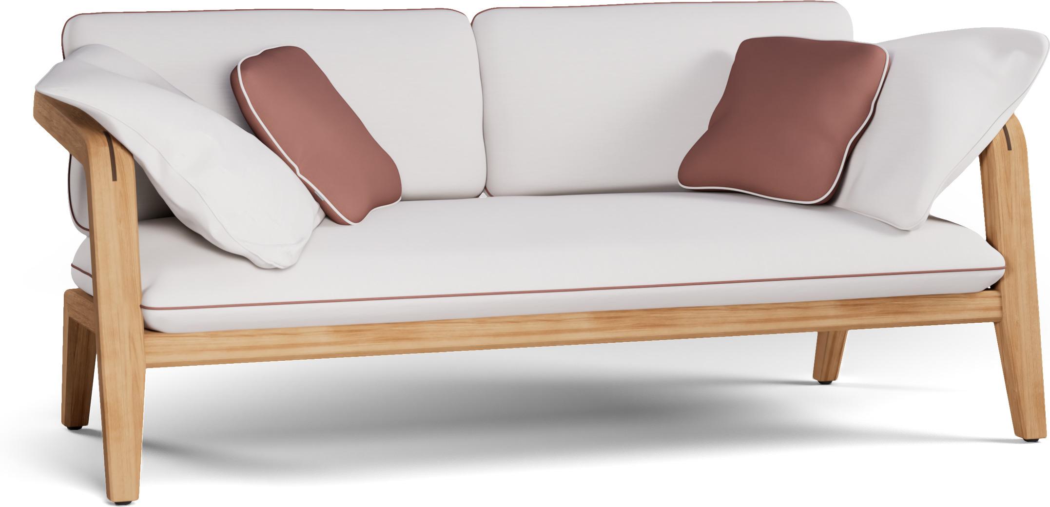 Sunrise 2-seater sofa casual cushions