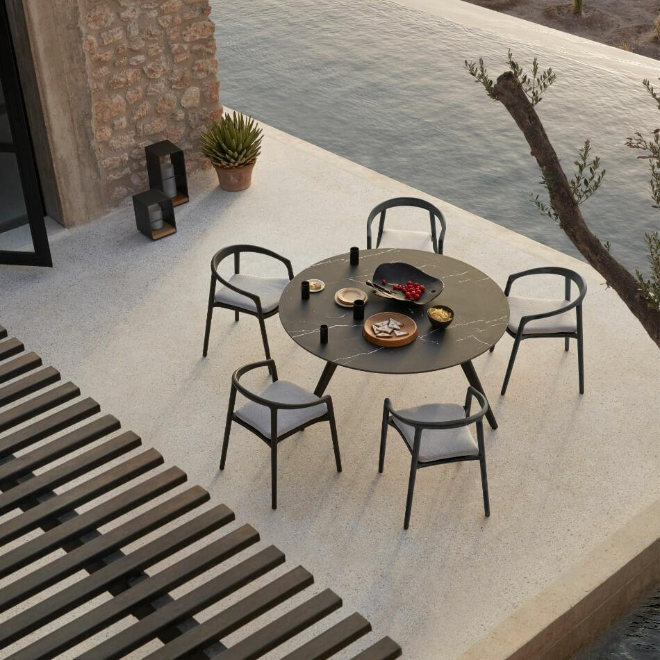 Ensembles tables et chaises de jardin